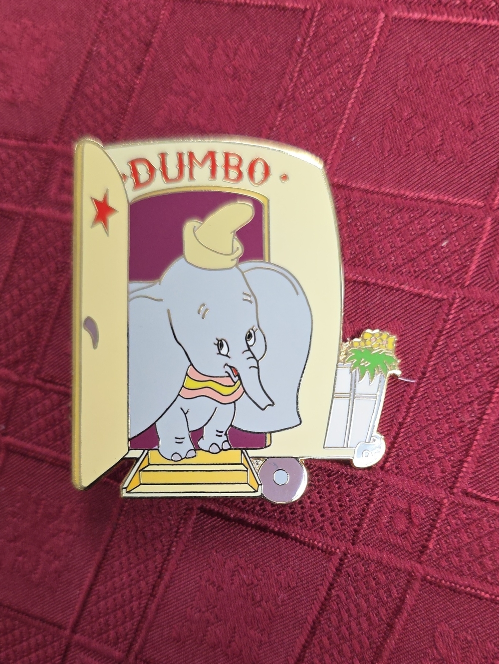 Disney Dumbo Enamel Pin - Light Blue, Yellow & Purple